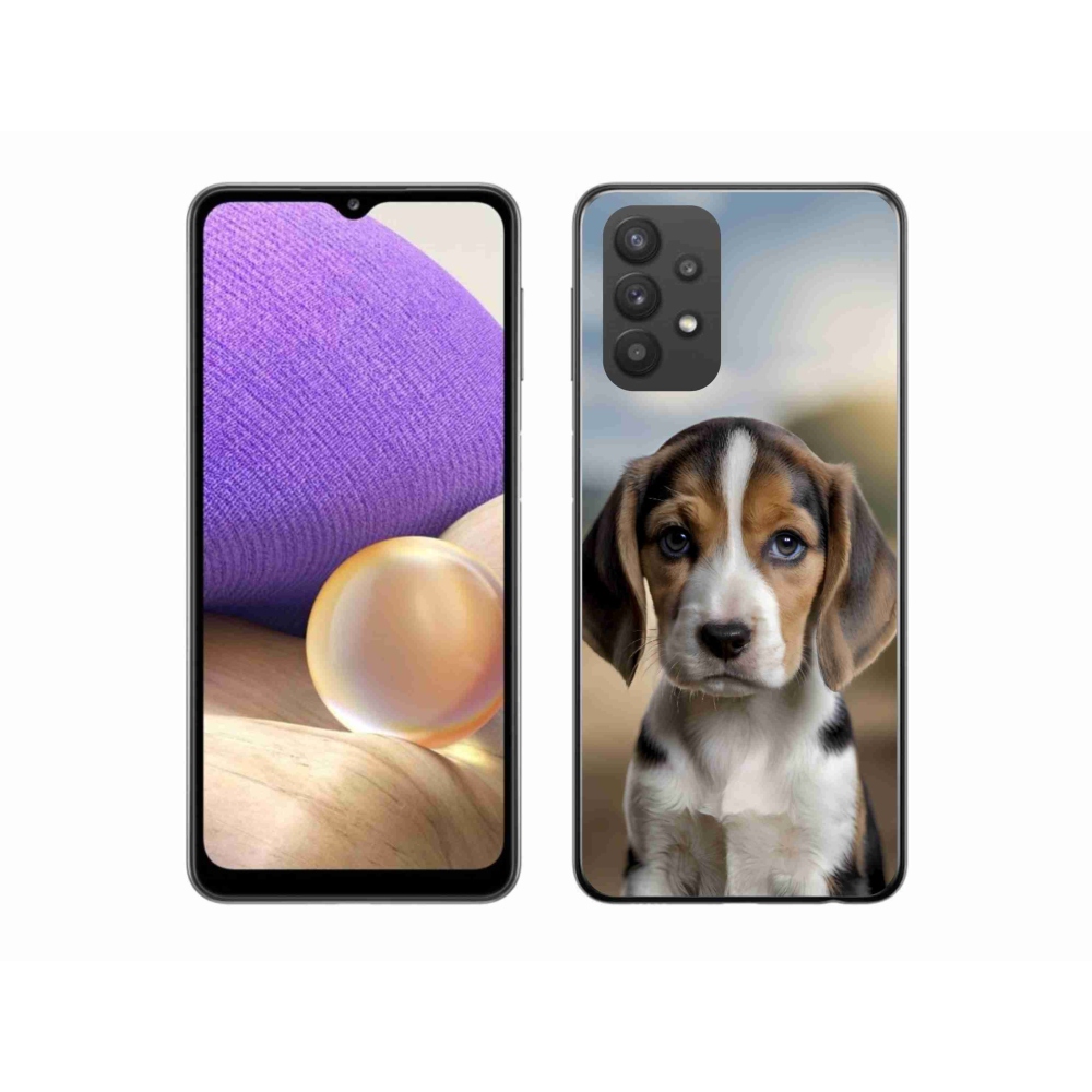 Gélový kryt mmCase na Samsung Galaxy A32 5G - roztomilý bígl