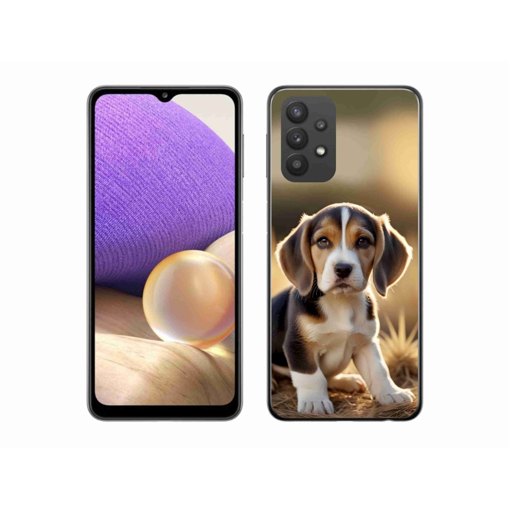 Gélový kryt mmCase na Samsung Galaxy A32 5G - roztomilý bígl