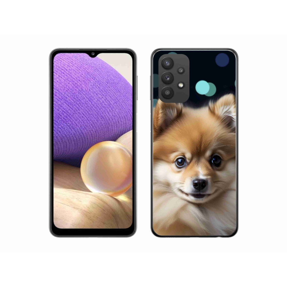 Gélový kryt mmCase na Samsung Galaxy A32 5G - roztomilý pomeranian