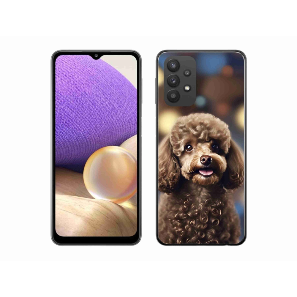 Gélový kryt mmCase na Samsung Galaxy A32 5G - roztomilý pudel