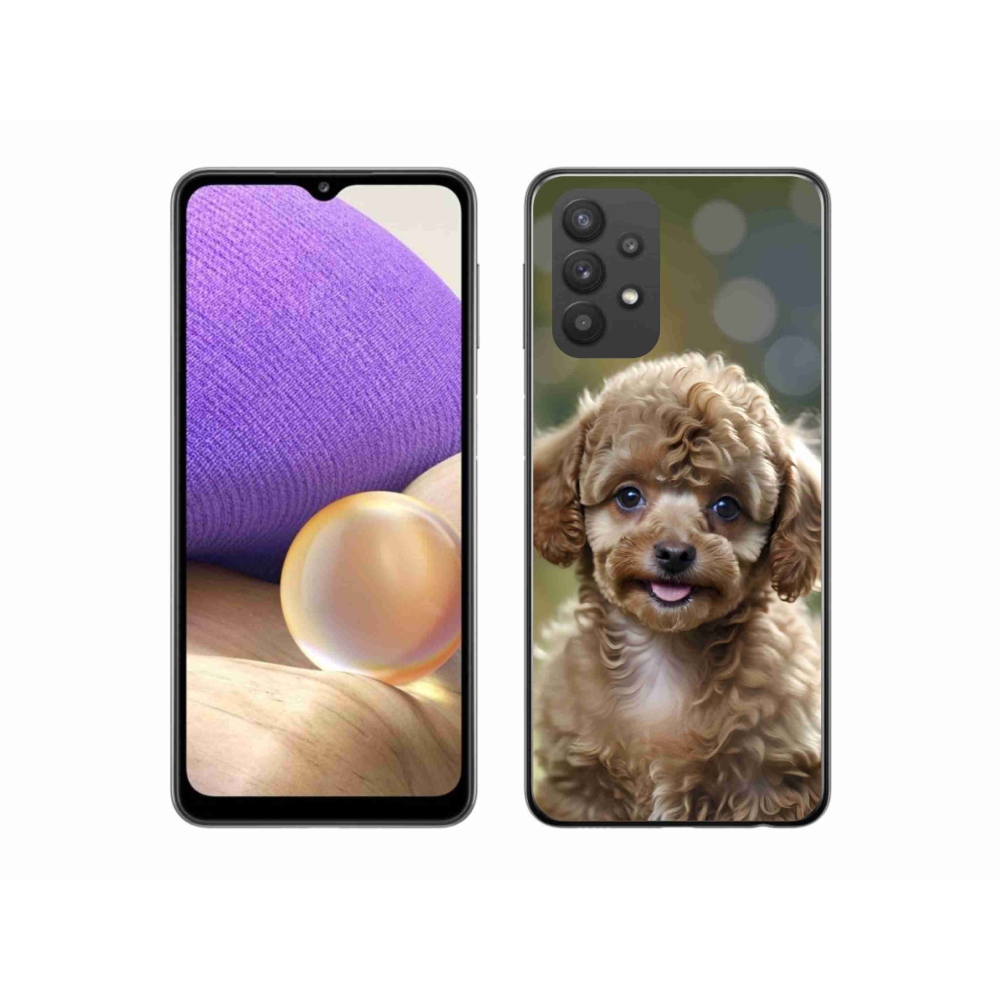 Gélový kryt mmCase na Samsung Galaxy A32 5G - roztomilý pudel
