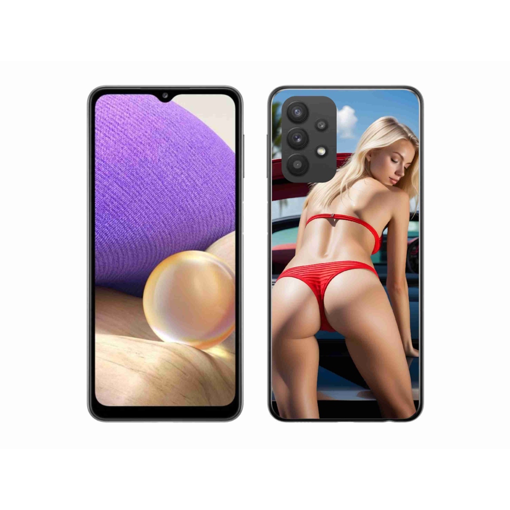 Gélový kryt mmCase Samsung Galaxy A32 5G - sexy žena 2