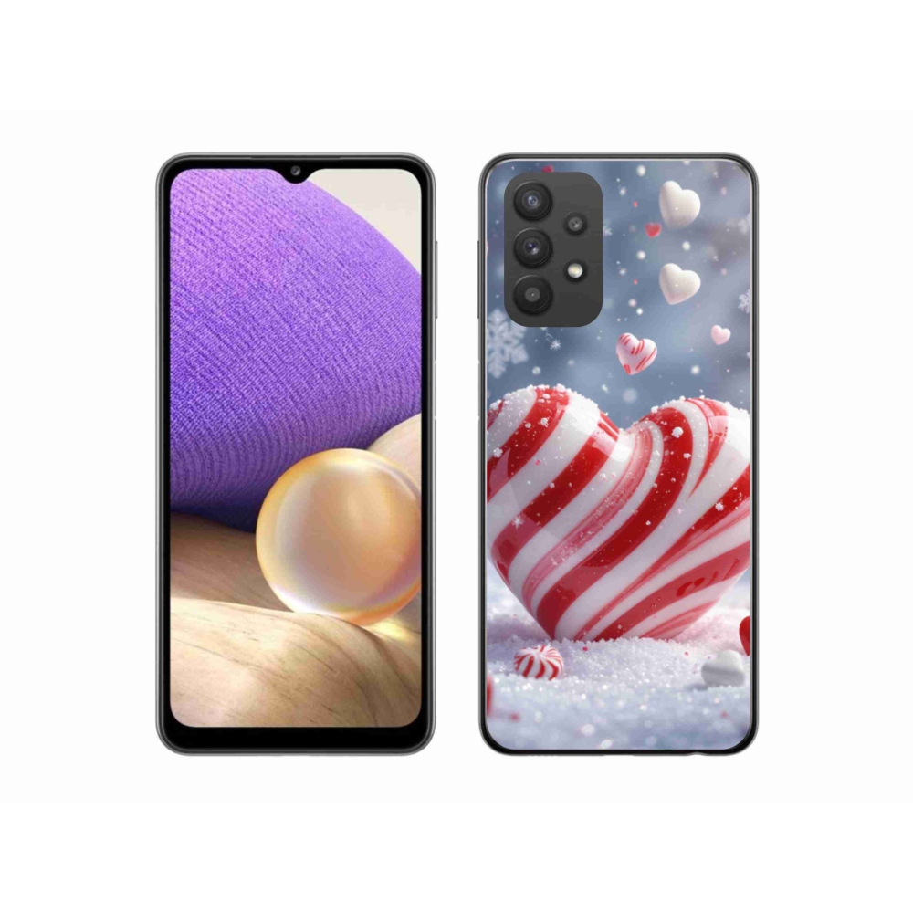 Gélový kryt mmCase na Samsung Galaxy A32 5G - sladké srdce
