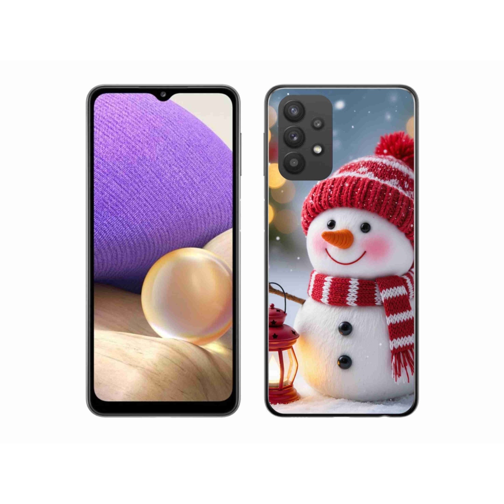 Gélový kryt mmCase na Samsung Galaxy A32 5G - snehuliak 2