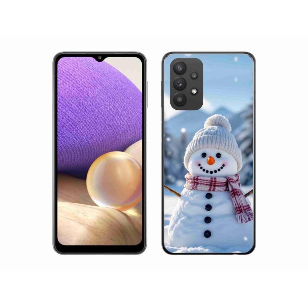 Gélový kryt mmCase na Samsung Galaxy A32 5G - snehuliak 3