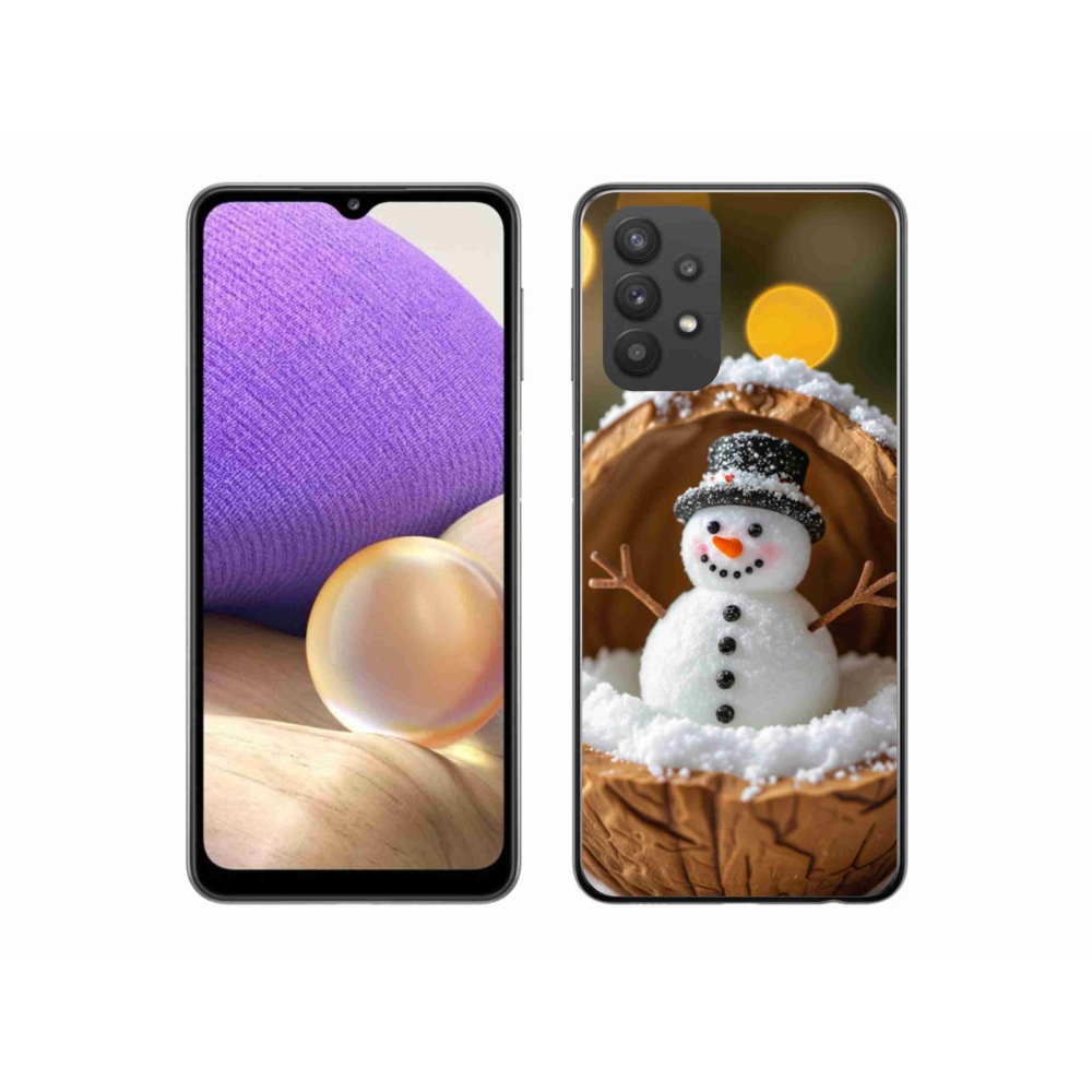Gélový kryt mmCase na Samsung Galaxy A32 5G - snehuliak 4
