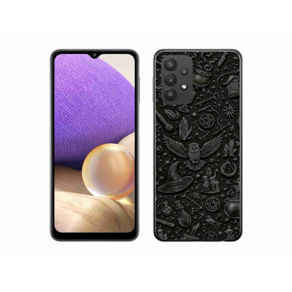 Gélový kryt mmCase na Samsung Galaxy A32 5G - tmavý magický svet