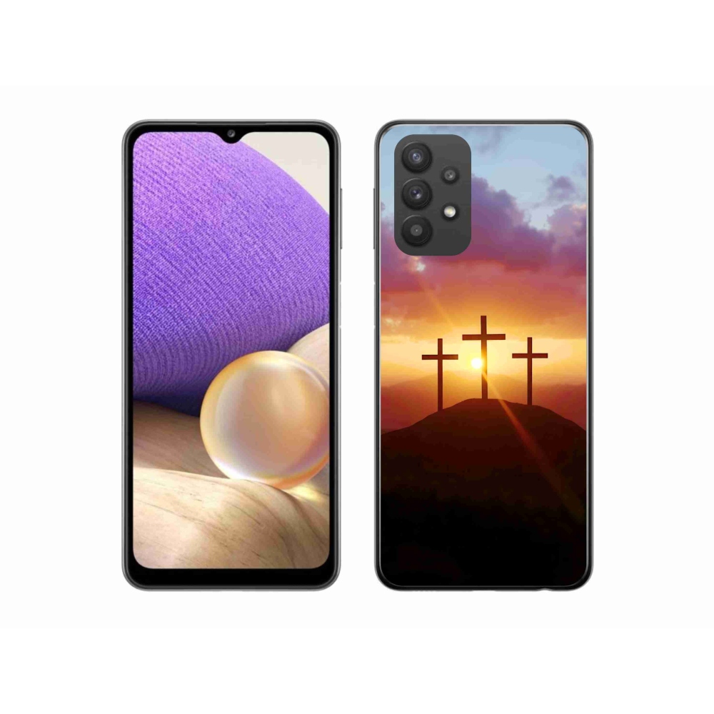 Gélový kryt mmCase na Samsung Galaxy A32 5G - tri kríža
