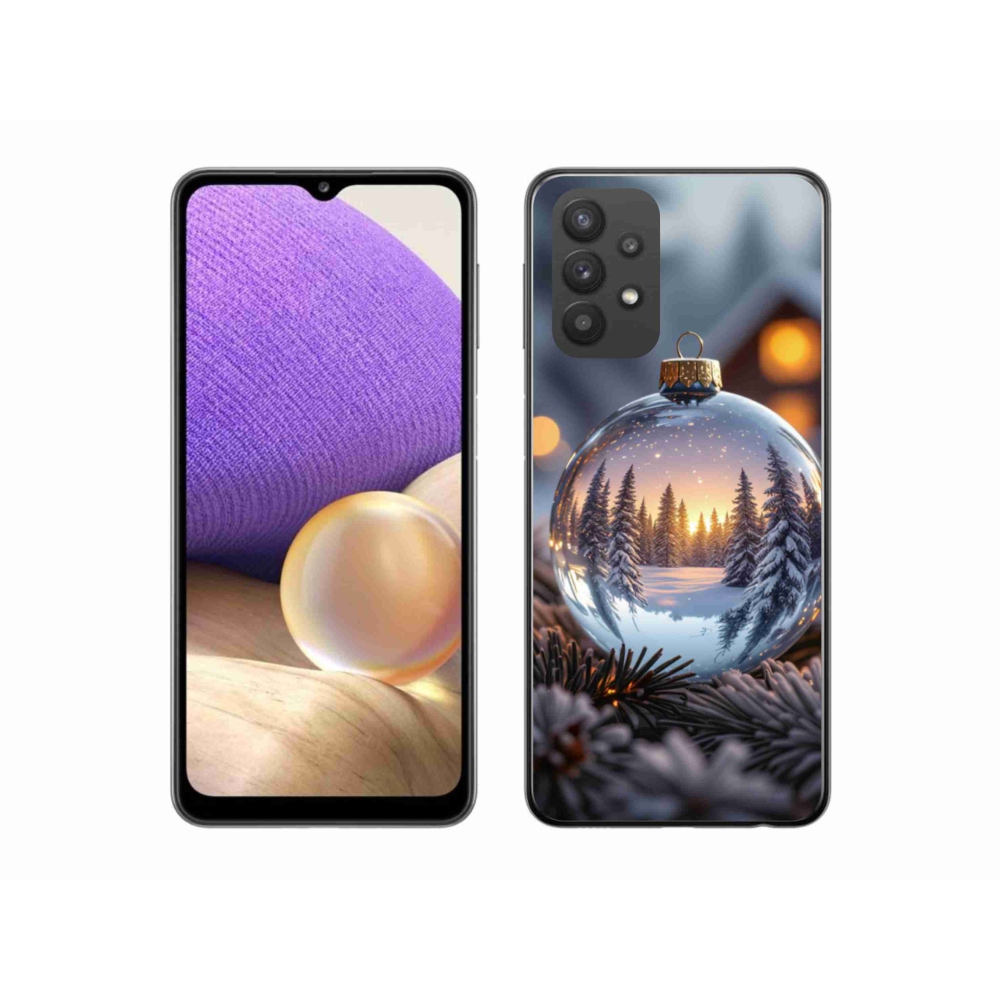 Gélový kryt mmCase na Samsung Galaxy A32 5G - vianočná ozdoba