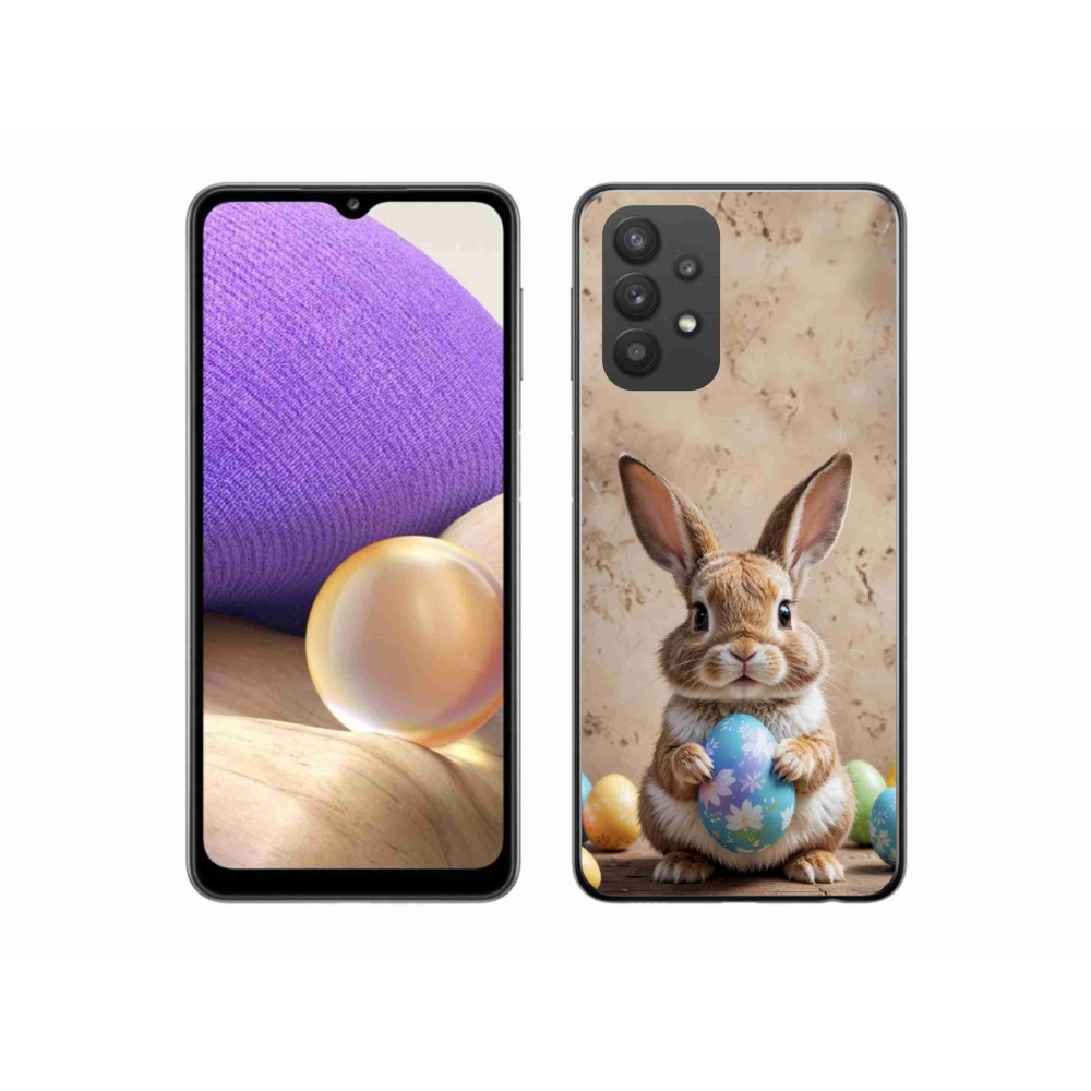 Gélový kryt mmCase na Samsung Galaxy A32 5G - veľkonočný zajačik