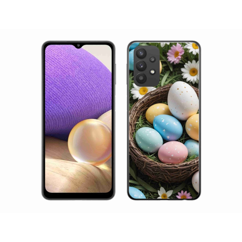 Gélový kryt mmCase na Samsung Galaxy A32 5G - veľkonočné vajíčka 2