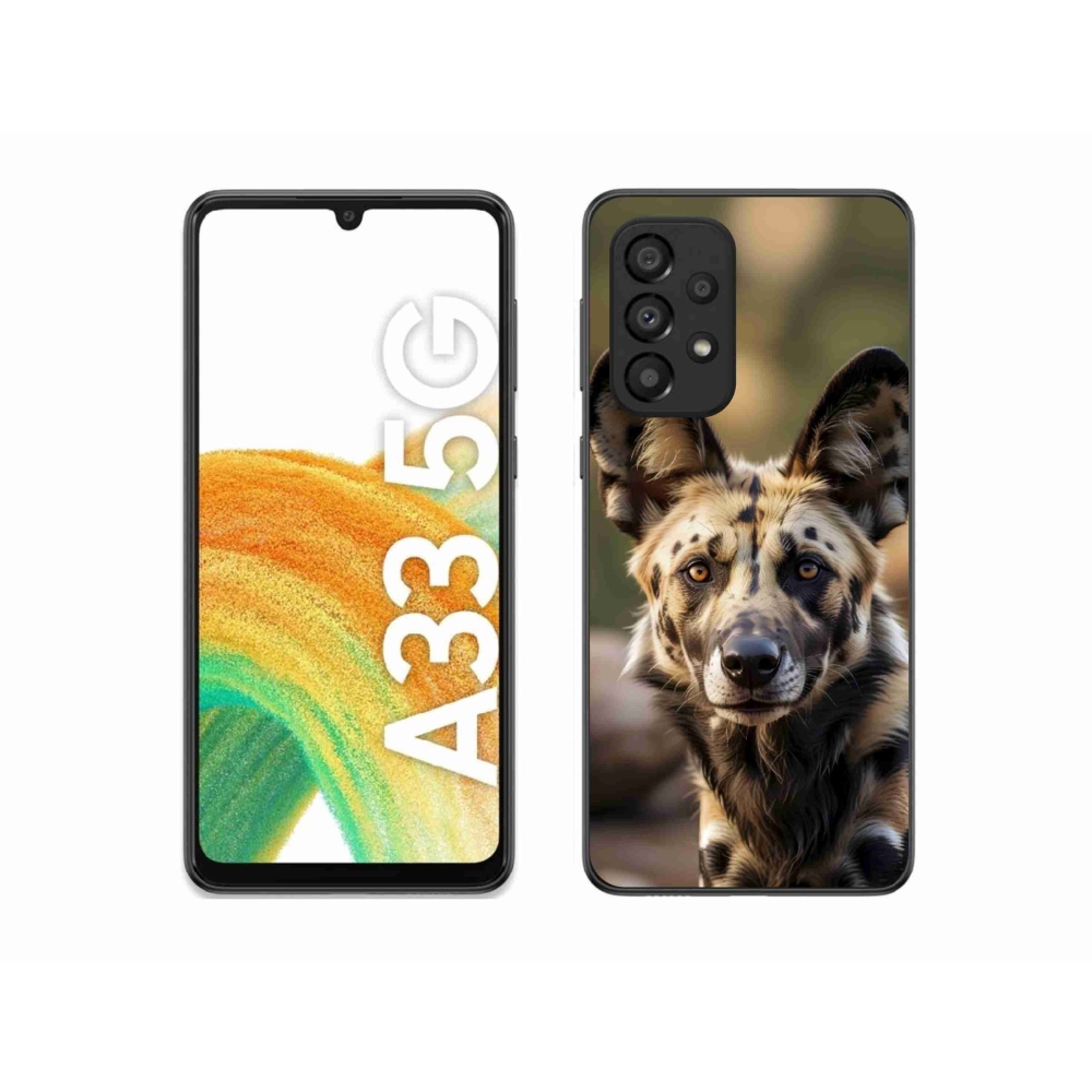 Gélový kryt mmCase Samsung Galaxy A33 - africký divoký pes