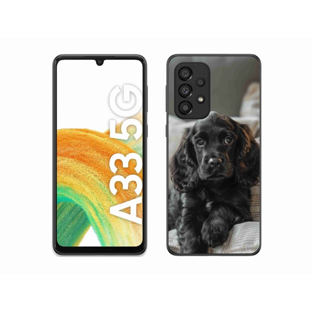 Gélový kryt mmCase na Samsung Galaxy A33 - anglický kokeršpaniel
