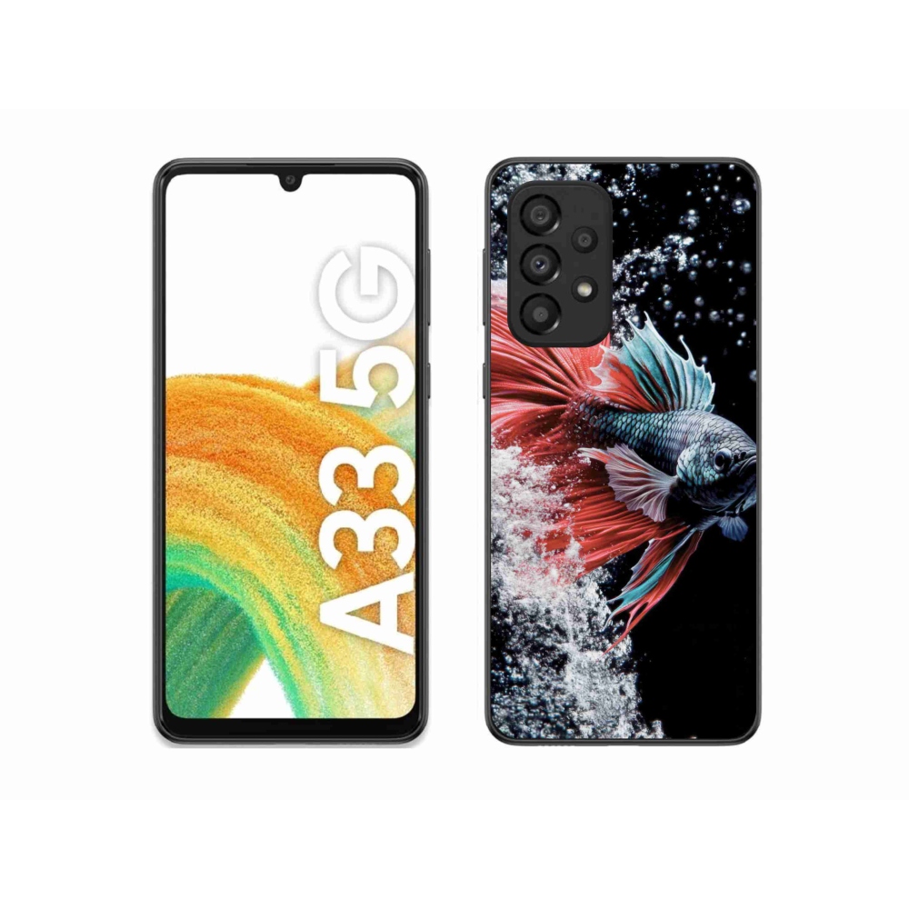 Gélový kryt mmCase na Samsung Galaxy A33 - bojovníčka pestrá