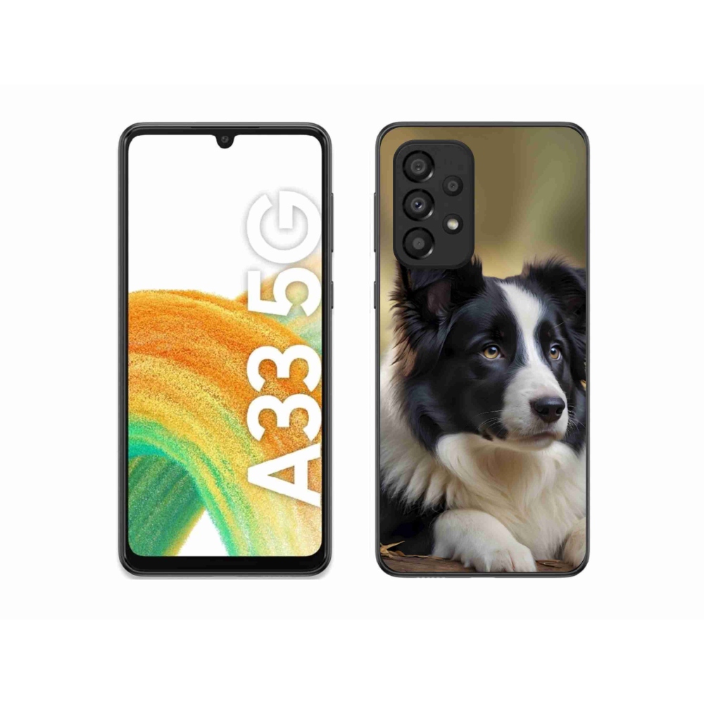 Gélový kryt mmCase na Samsung Galaxy A33 - border kólia 2