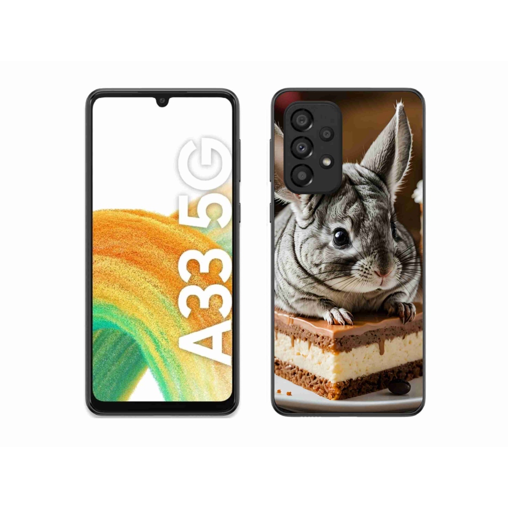 Gélový kryt mmCase na Samsung Galaxy A33 - činčila