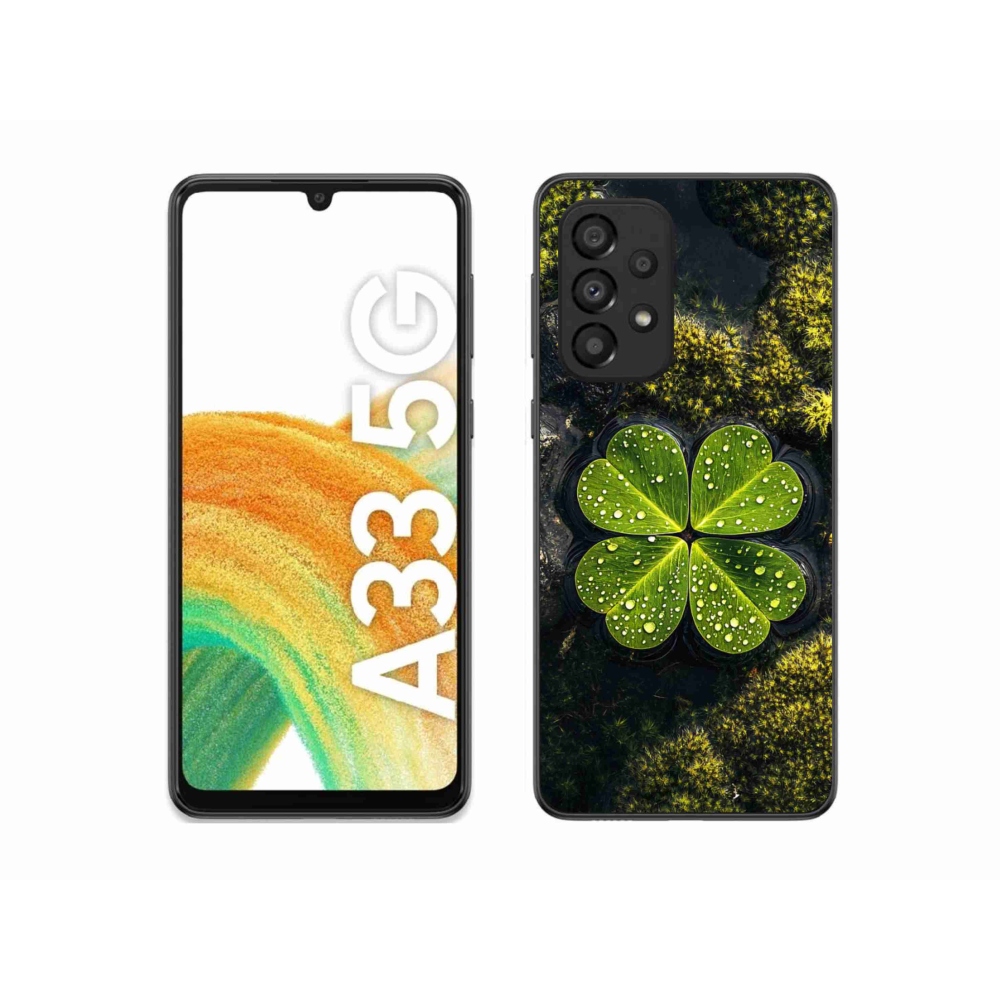 Gélový kryt mmCase na Samsung Galaxy A33 - štvorlístok