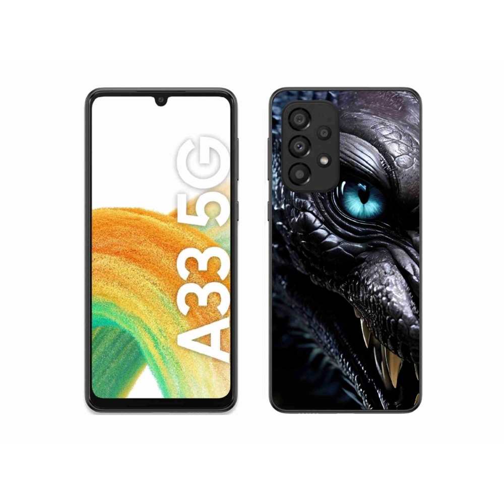 Gélový kryt mmCase na Samsung Galaxy A33 - dračí pohľad