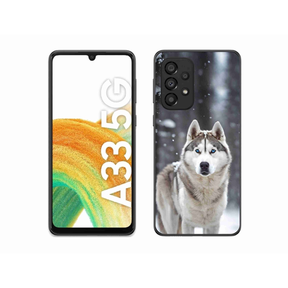 Gélový kryt mmCase na Samsung Galaxy A33 - husky 2