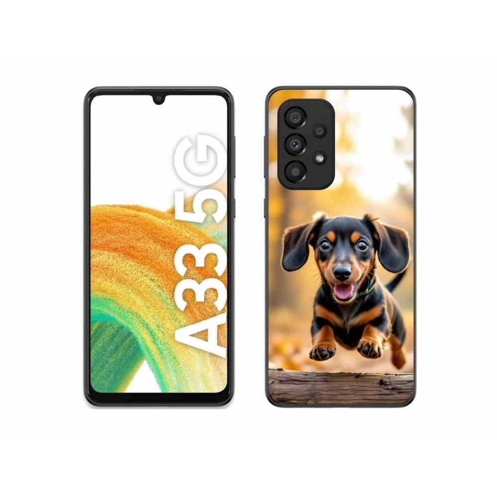 Gélový kryt mmCase na Samsung Galaxy A33 - jazvečík 2