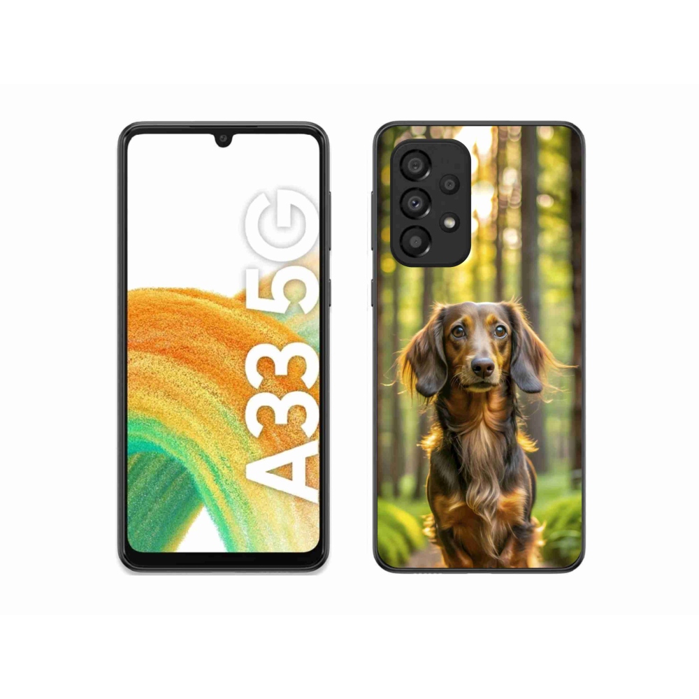 Gélový kryt mmCase na Samsung Galaxy A33 - jazvečík 4