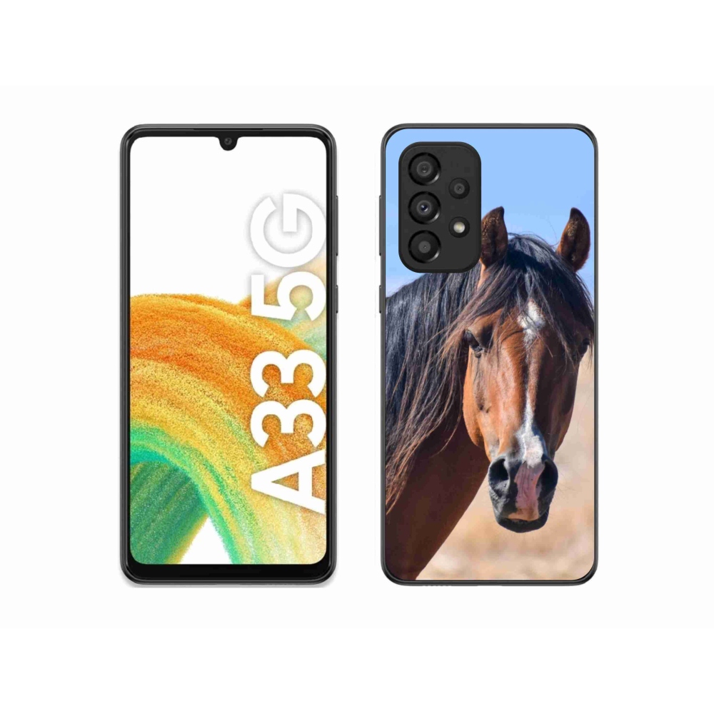 Gélový kryt mmCase na Samsung Galaxy A33 - pokojný kôň