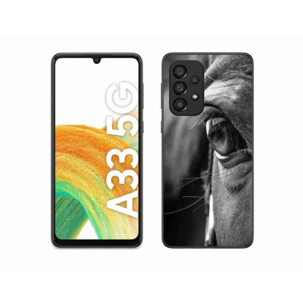Gélový kryt mmCase na Samsung Galaxy A33 - konský pohľad