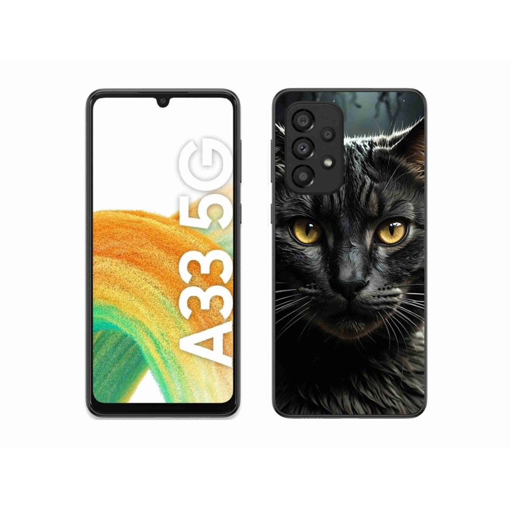 Gélový kryt mmCase na Samsung Galaxy A33 - mačacie pohľad 3