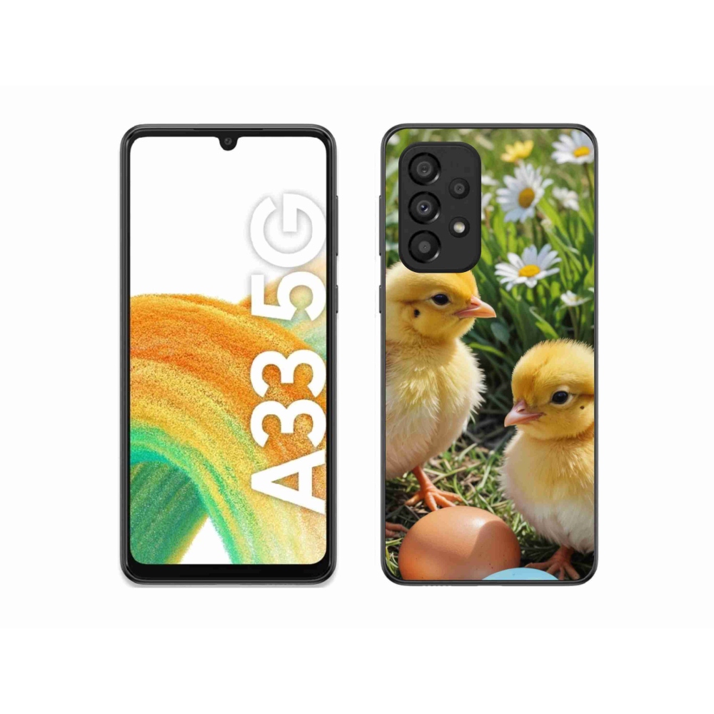 Gélový kryt mmCase na Samsung Galaxy A33 - kuriatka