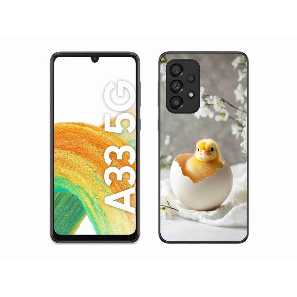 Gélový kryt mmCase na Samsung Galaxy A33 - kuriatko