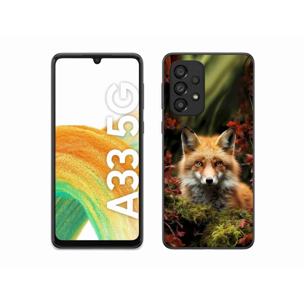 Gélový kryt mmCase na Samsung Galaxy A33 - líška v lese