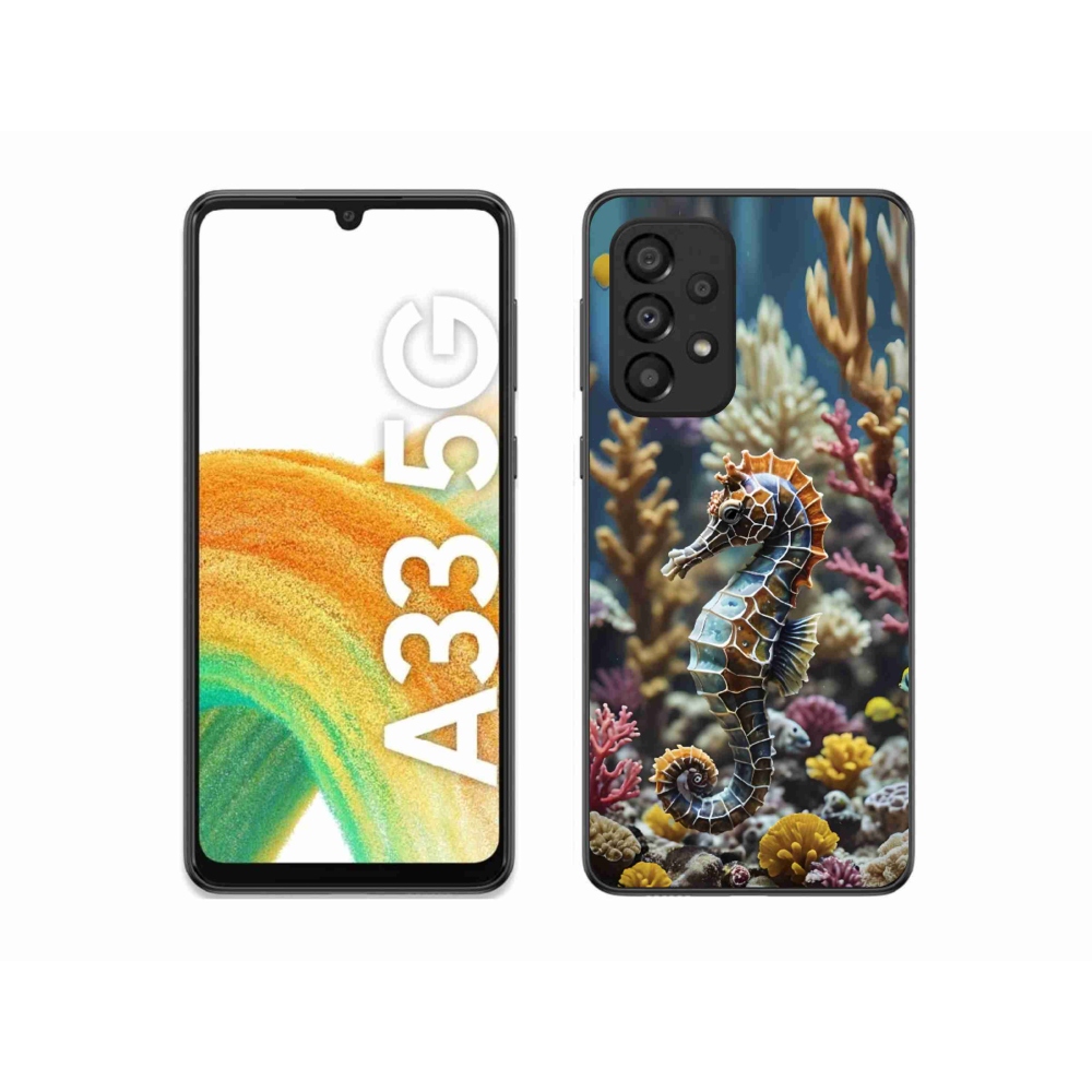 Gélový kryt mmCase na Samsung Galaxy A33 - morský koník 2