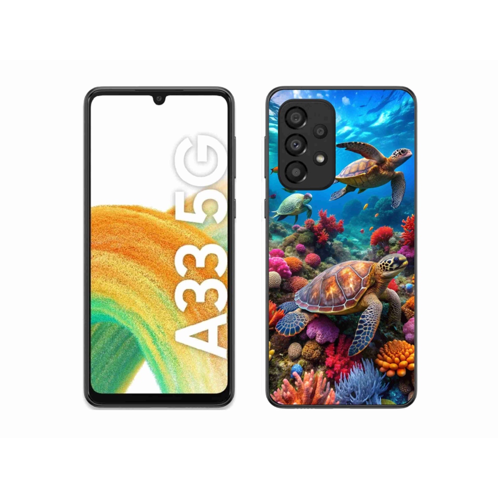 Gélový kryt mmCase na Samsung Galaxy A33 - morský svet 2
