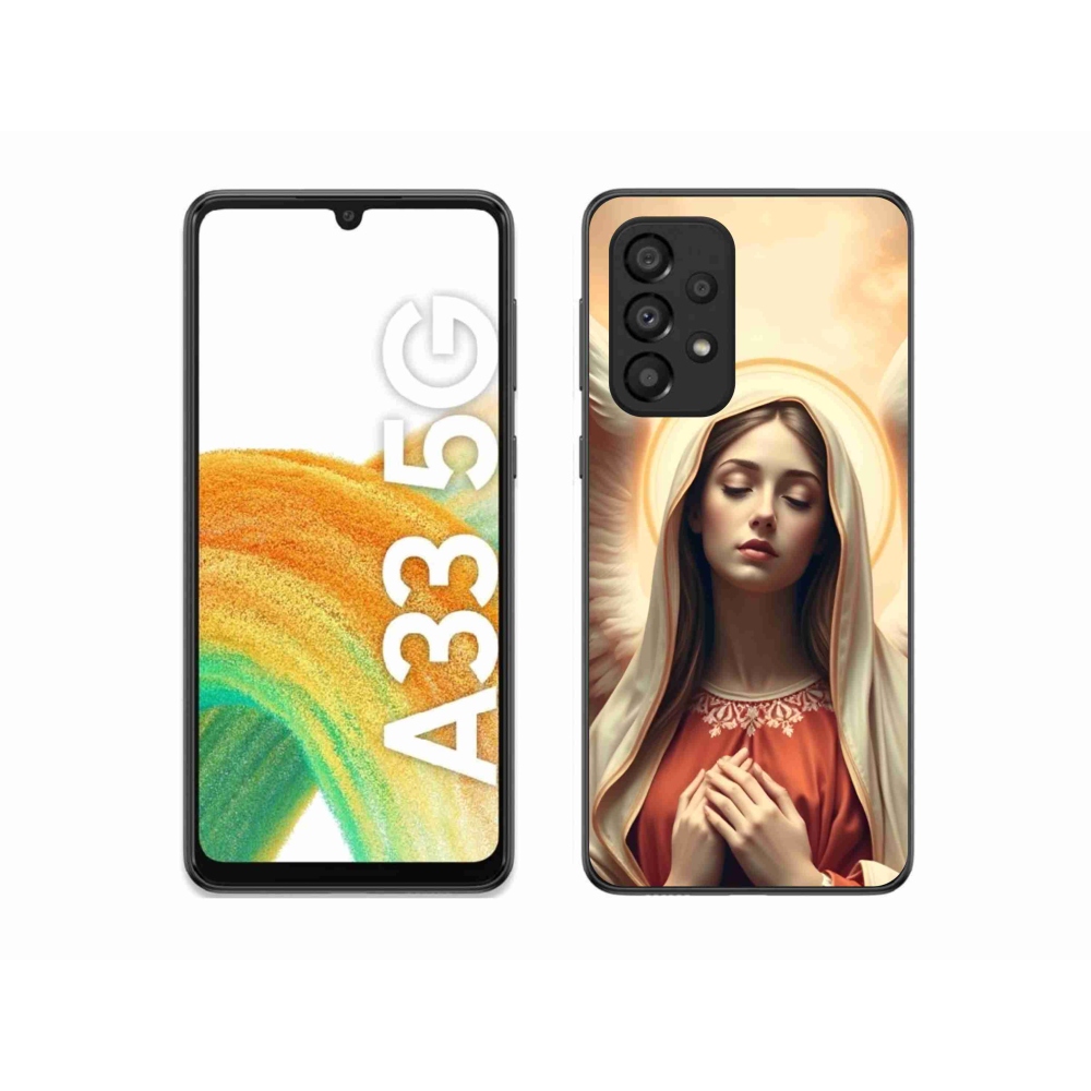 Gélový kryt mmCase na Samsung Galaxy A33 - náboženský motív