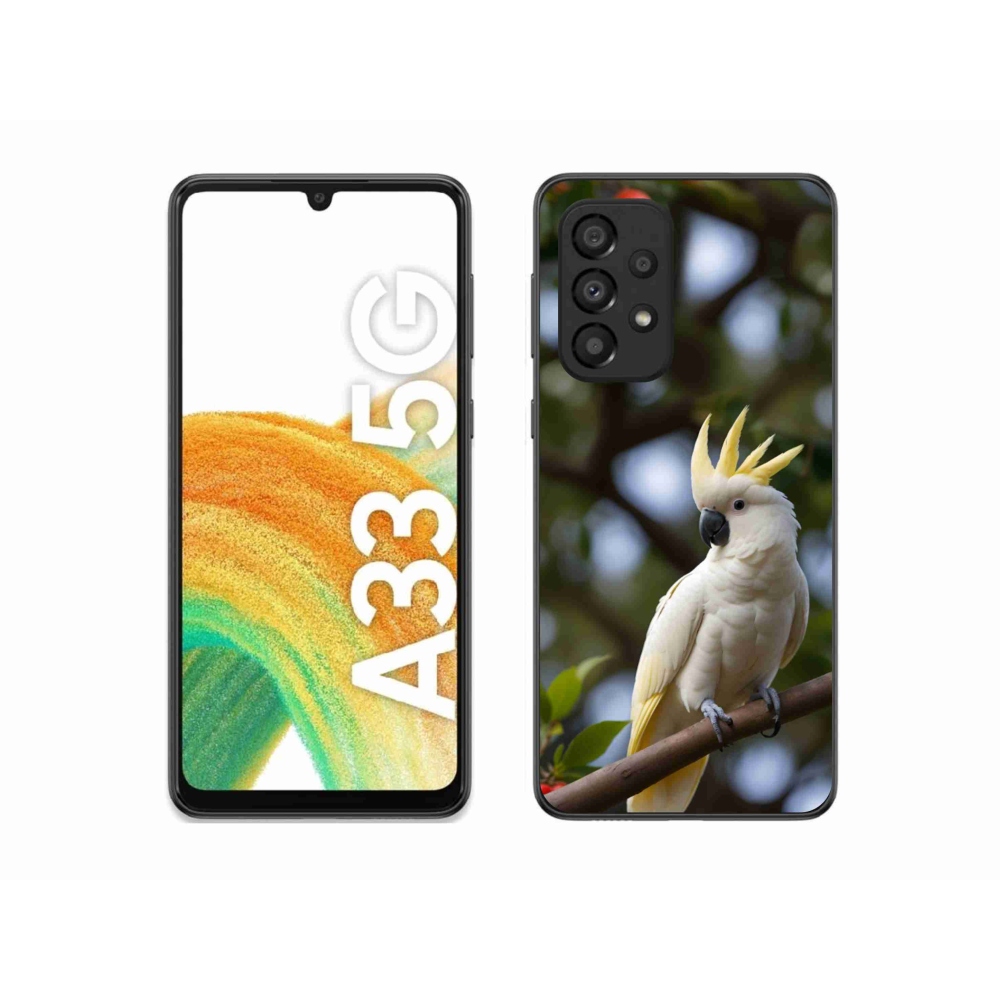 Gélový kryt mmCase na Samsung Galaxy A33 - papagáj kakadu 3