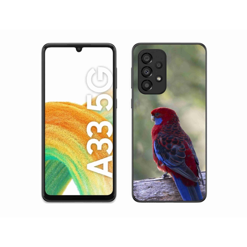 Gélový kryt mmCase na Samsung Galaxy A33 - papagáj rosela