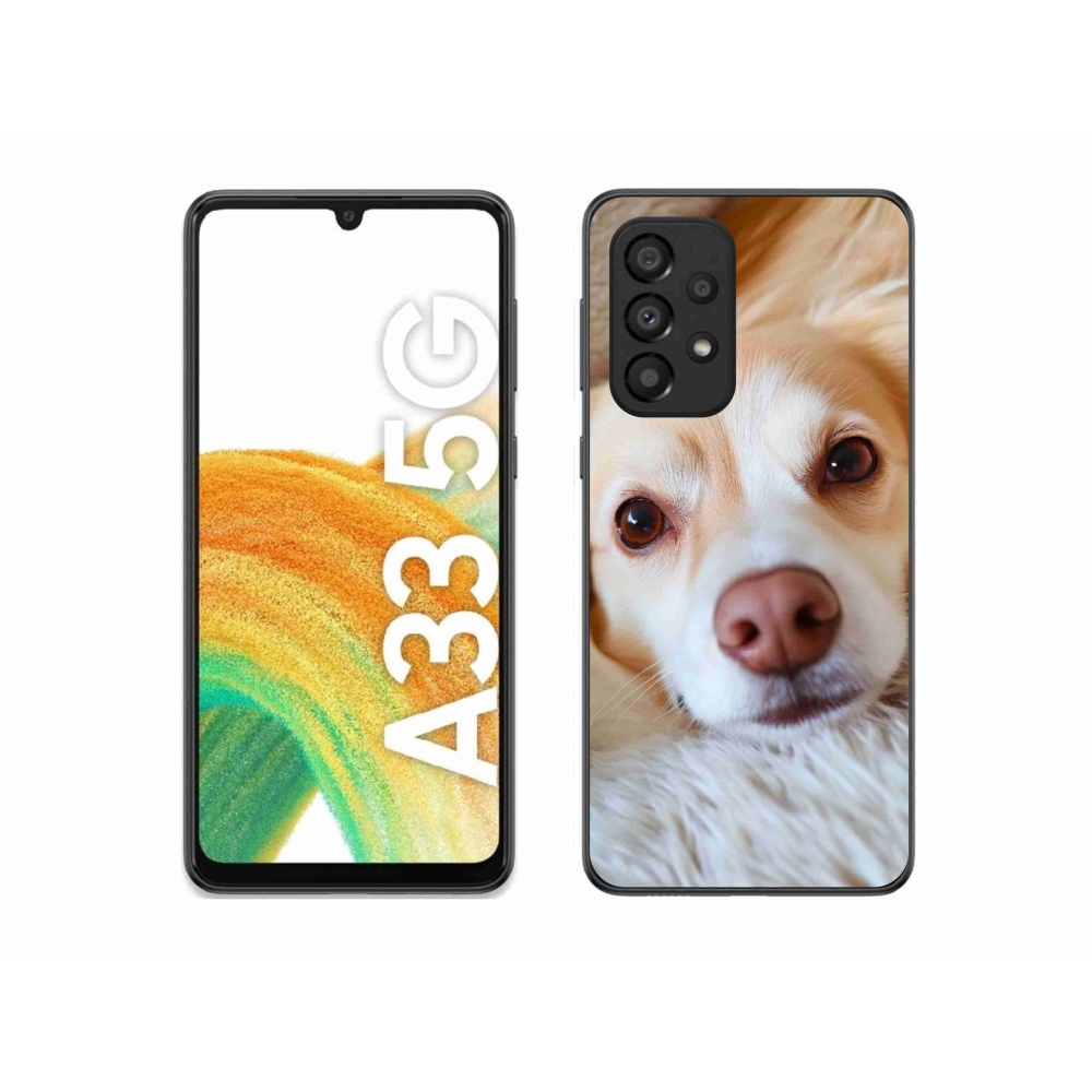 Gélový kryt mmCase na Samsung Galaxy A33 - Roztomilá čivava