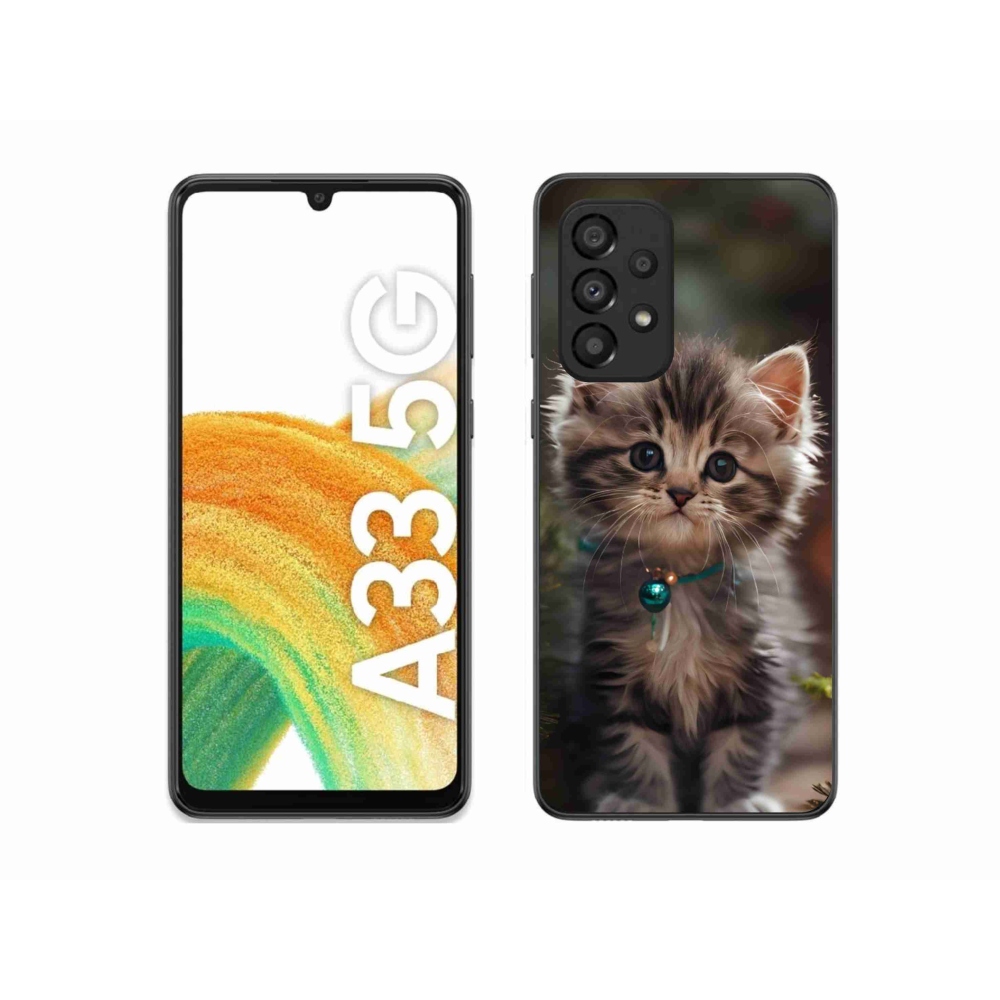 Gélový kryt mmCase na Samsung Galaxy A33 - roztomilé mačiatko 11