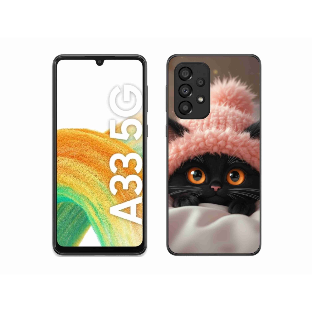Gélový kryt mmCase na Samsung Galaxy A33 - roztomilé mačiatko 7