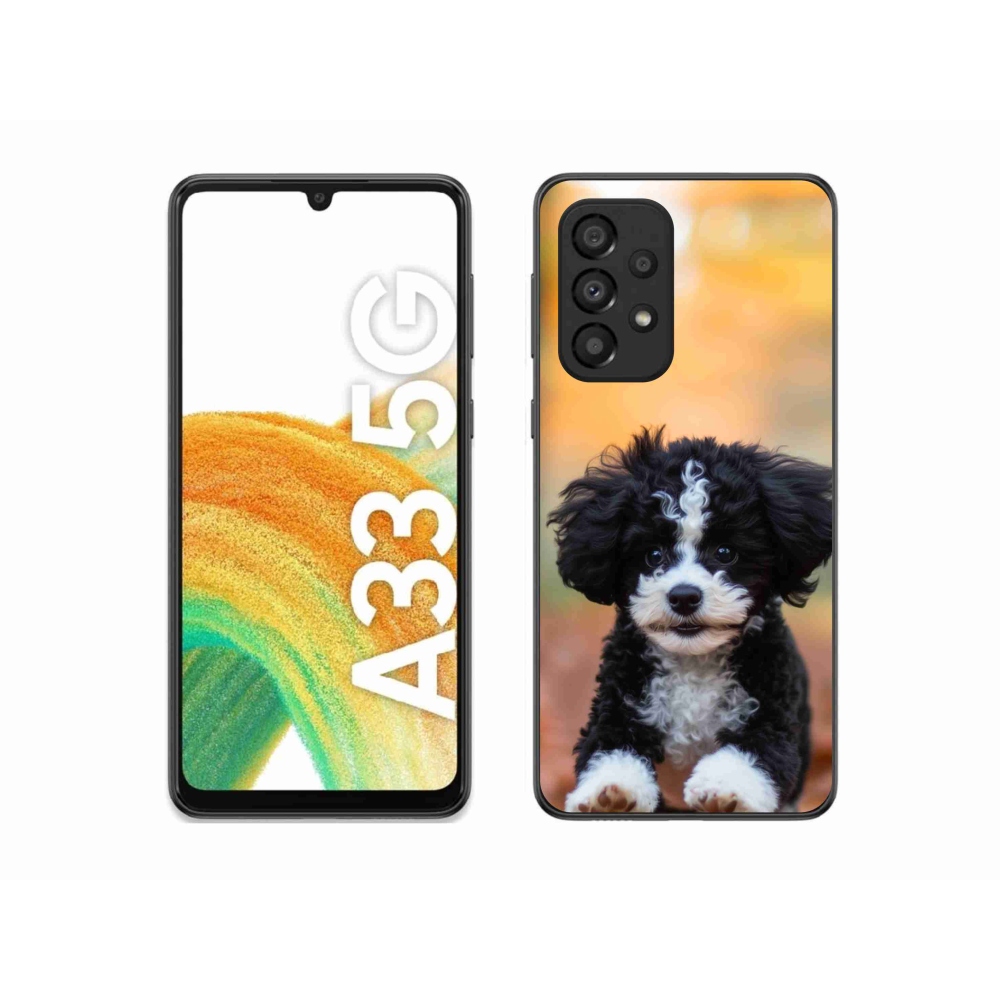 Gélový kryt mmCase na Samsung Galaxy A33 - roztomilé šteňa 2