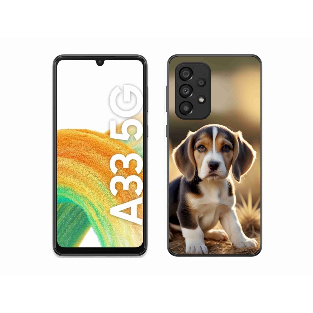 Gélový kryt mmCase na Samsung Galaxy A33 - roztomilý bígl