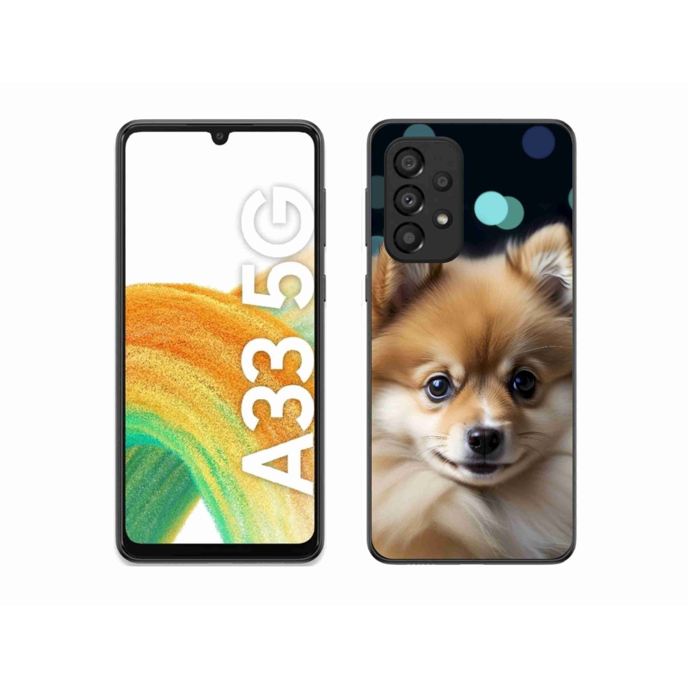 Gélový kryt mmCase na Samsung Galaxy A33 - roztomilý pomeranian