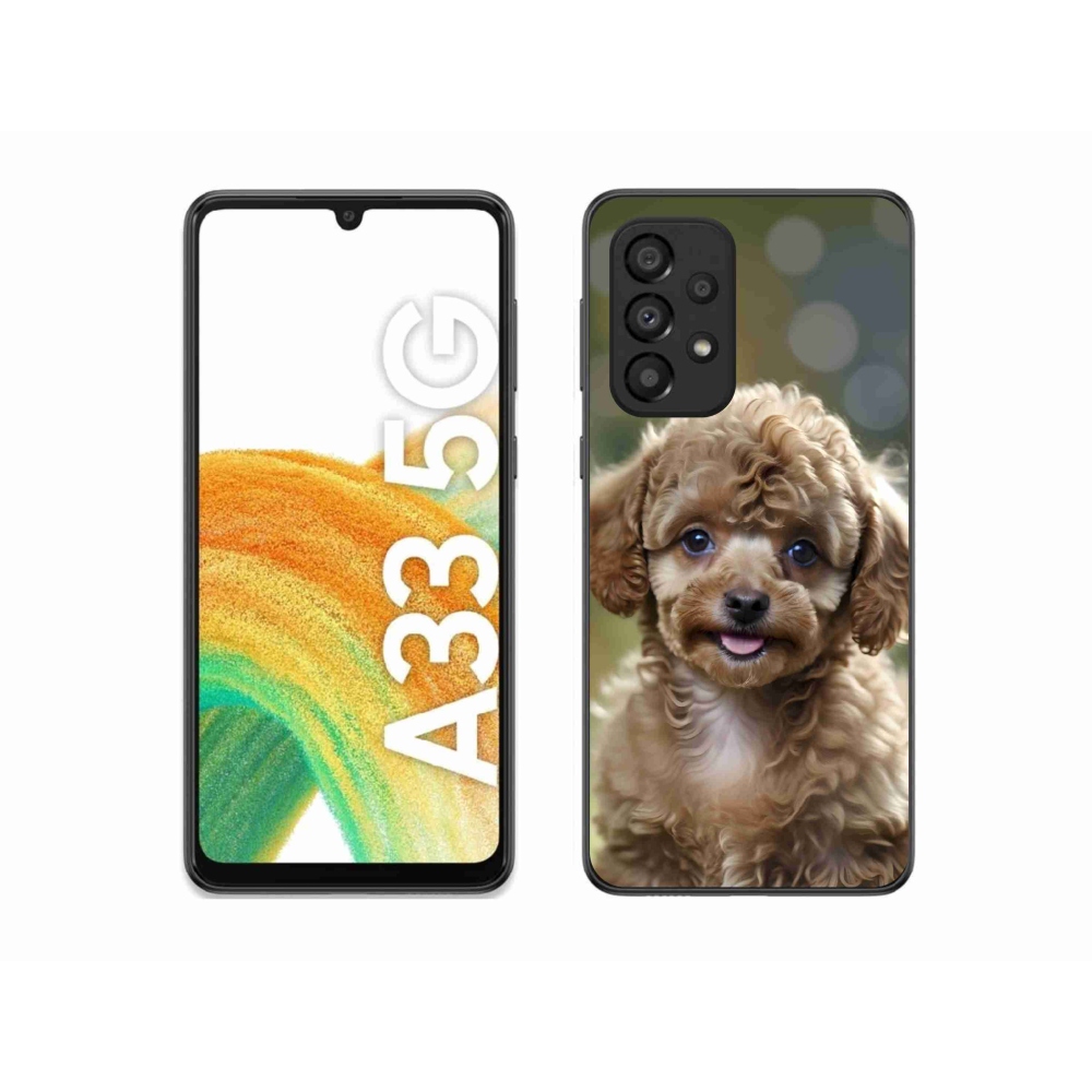Gélový kryt mmCase na Samsung Galaxy A33 - roztomilý pudel