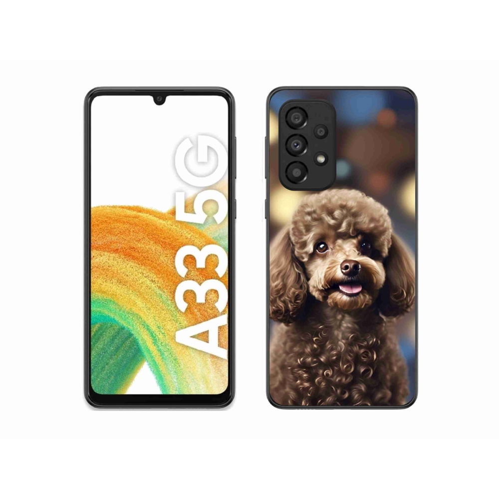 Gélový kryt mmCase na Samsung Galaxy A33 - roztomilý pudel