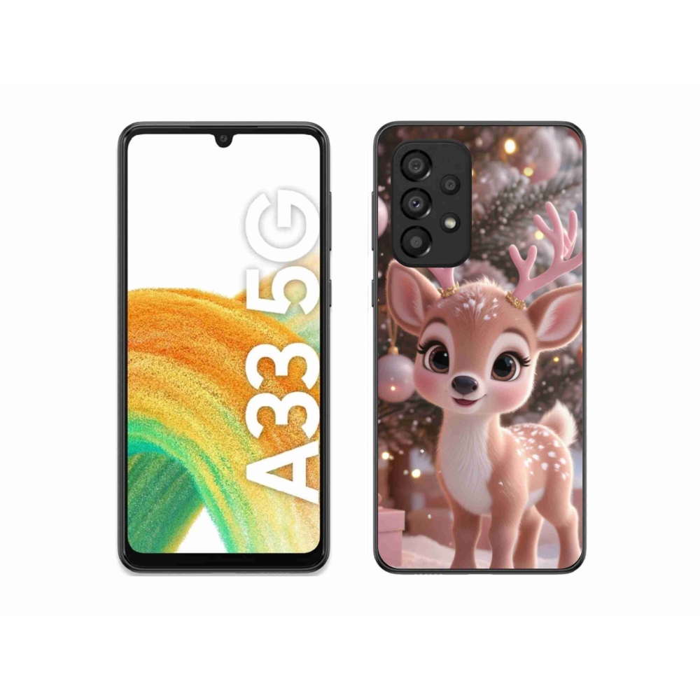 Gélový kryt mmCase na Samsung Galaxy A33 - roztomilý sob