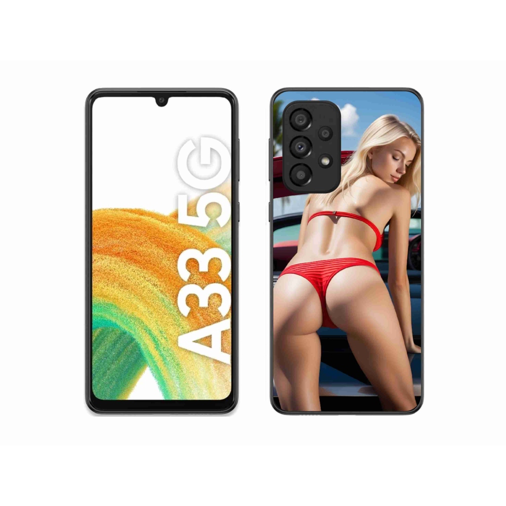 Gélový kryt mmCase Samsung Galaxy A33 - sexy žena 2
