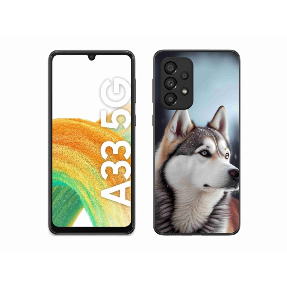 Gélový kryt mmCase na Samsung Galaxy A33 - sibírsky husky