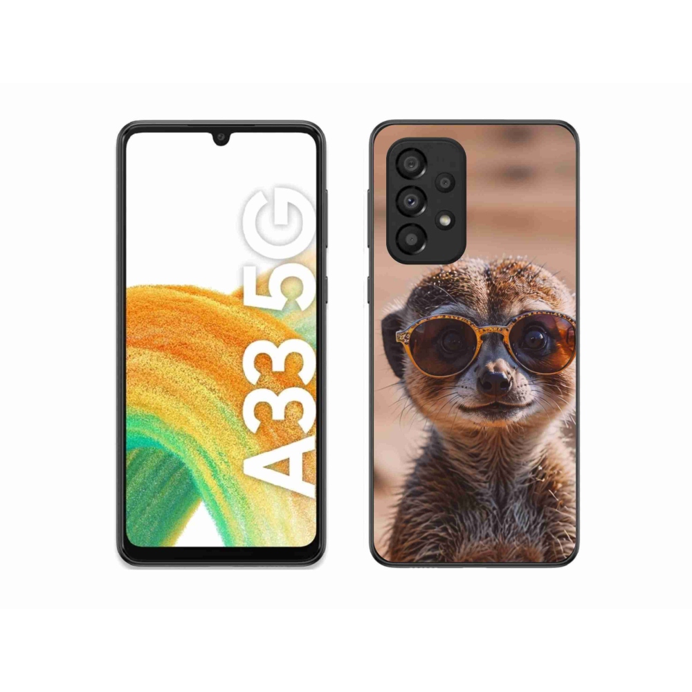 Gélový kryt mmCase na Samsung Galaxy A33 - štýlová surikata