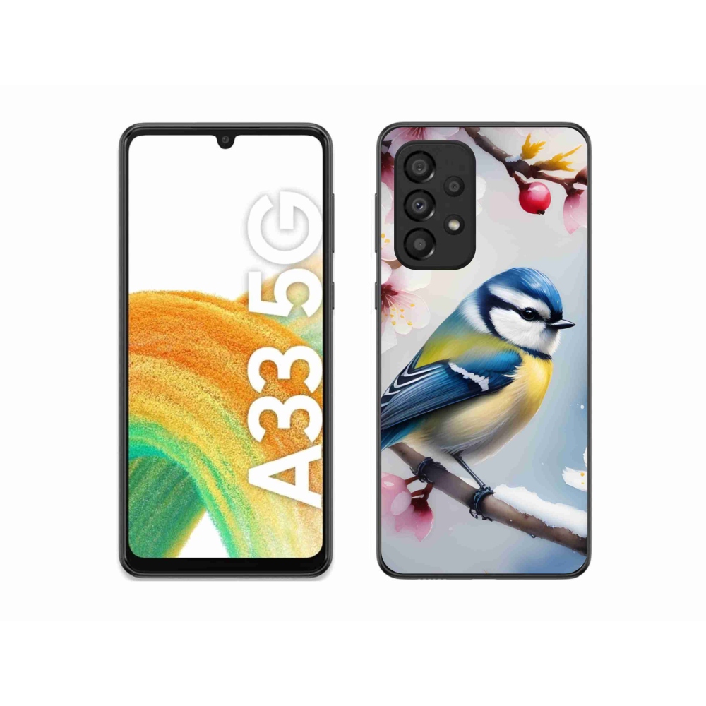 Gélový kryt mmCase na Samsung Galaxy A33 - sýkorka