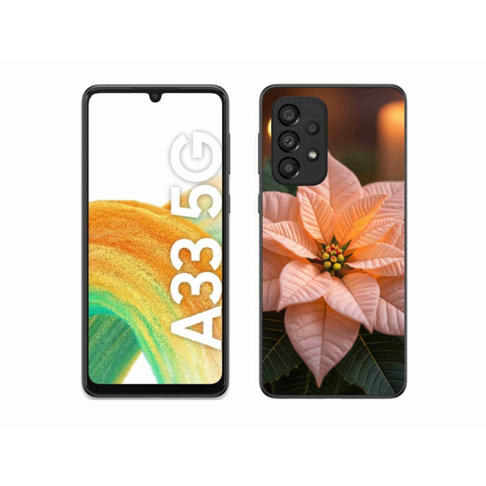 Gélový kryt mmCase na Samsung Galaxy A33 - vianočná hviezda